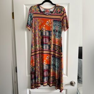 Johnny Was Floral Swing Dress